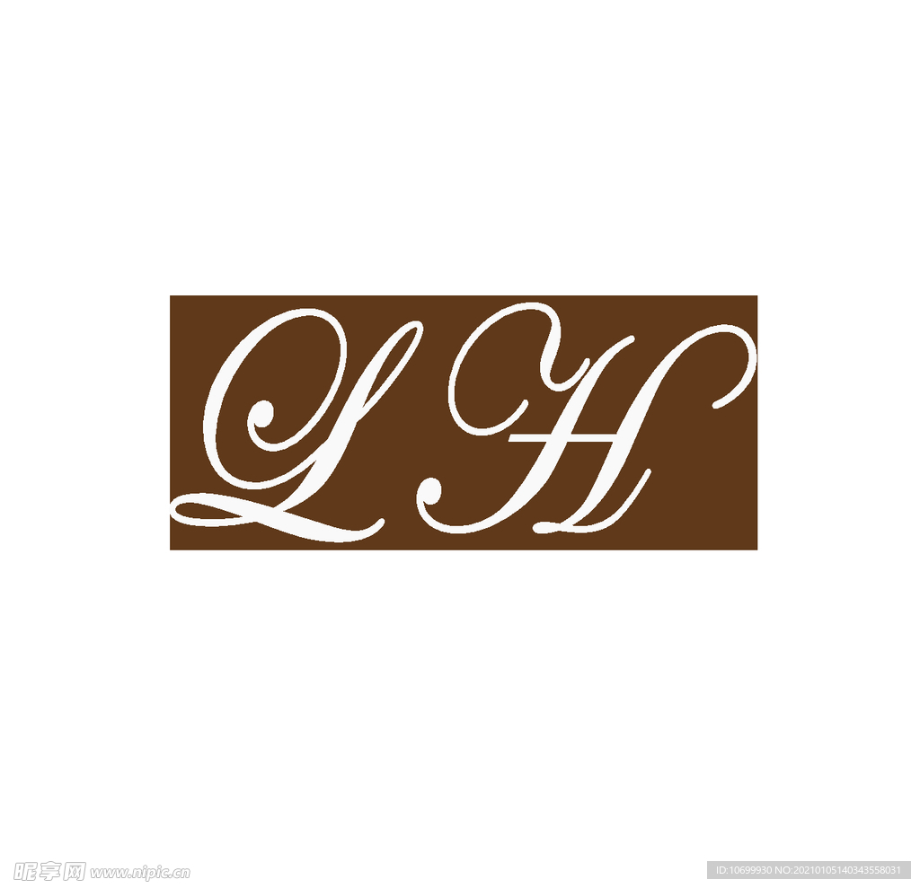 logo设计字母LH