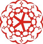 六角剪花窗花纸图案背景元素