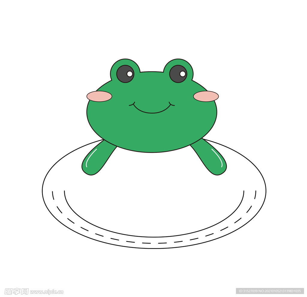 可爱青蛙插画