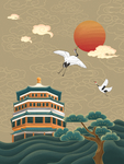 黄鹤楼风景