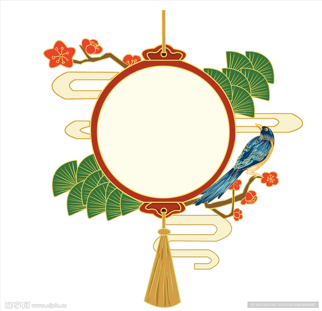 国潮边框