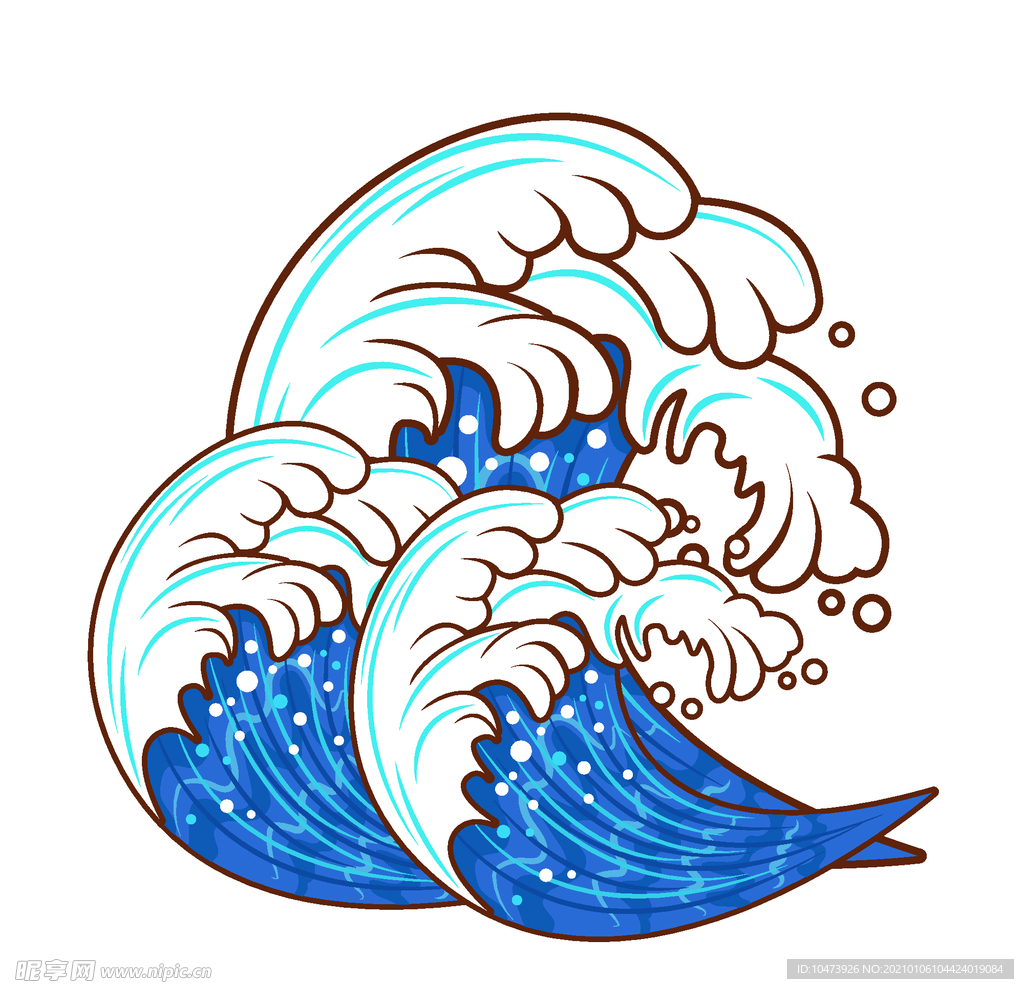 海浪素材