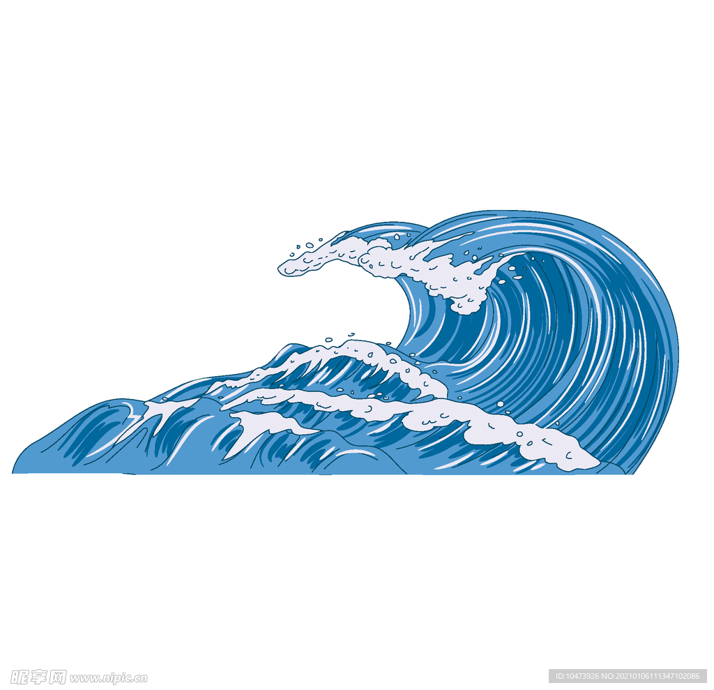 海浪素材