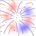 节日礼花素材