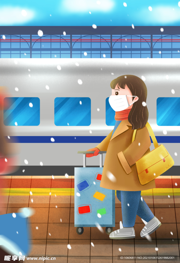 春运小女孩
