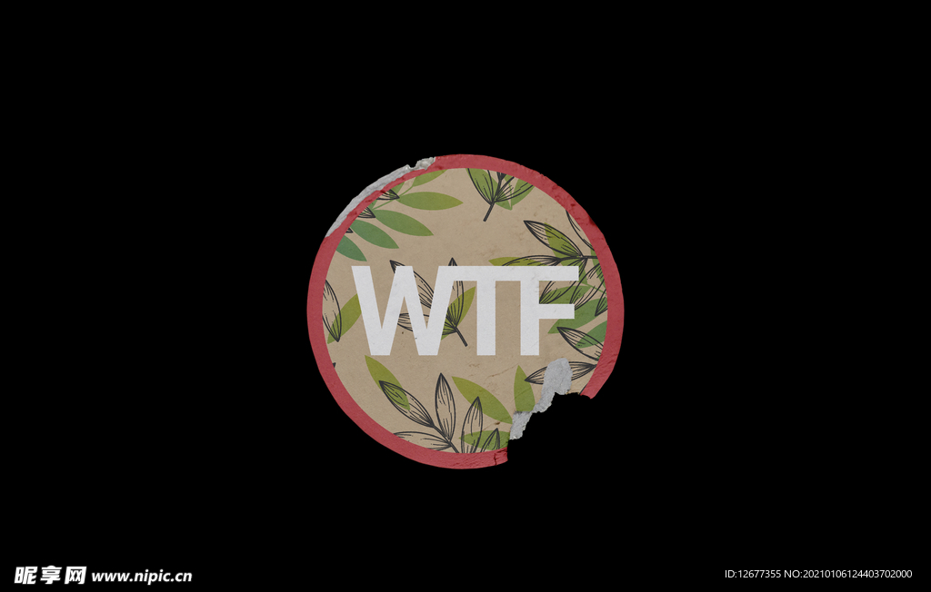 做旧 不干胶 贴纸 素材