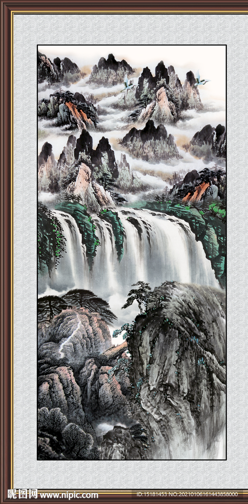 流水生财图
