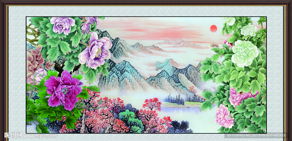 牡丹花开