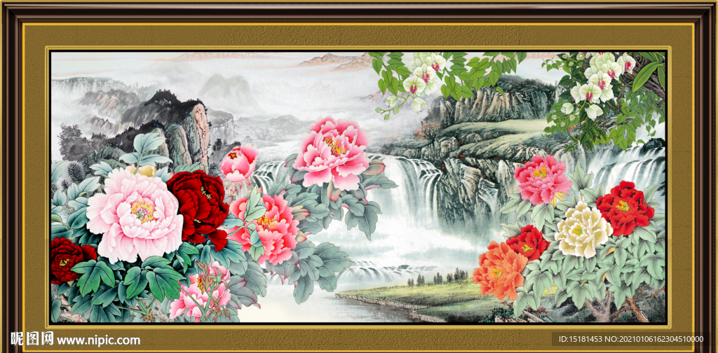 牡丹花开富贵