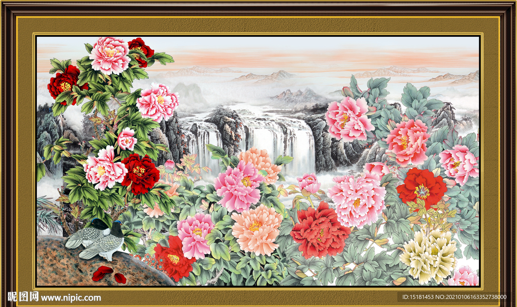 牡丹花开富贵