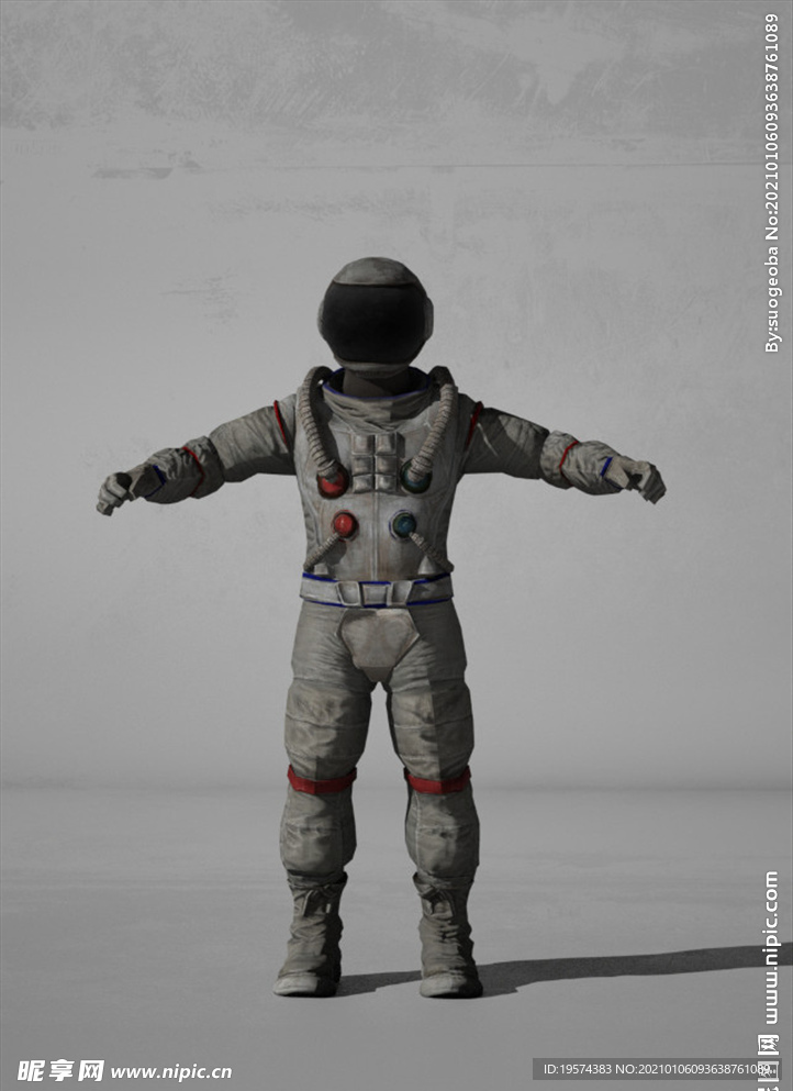 C4D模型宇航员模型