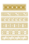 金色花纹