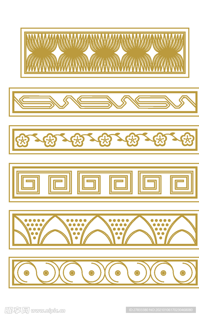 金色花纹