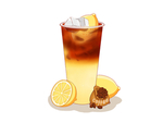 手绘奶茶