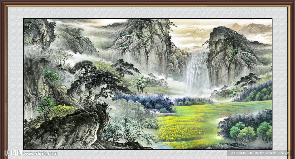 流水生财图