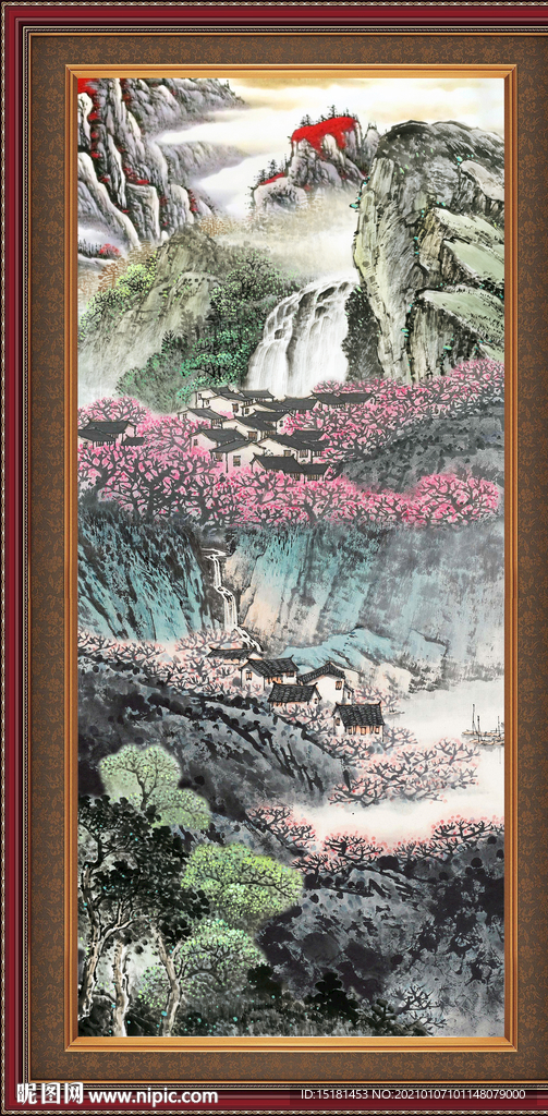 中堂山水画