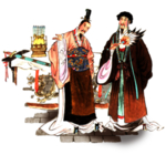 国学人物插画