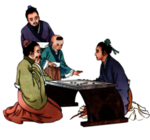 国学人物插画