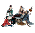 国学人物插画