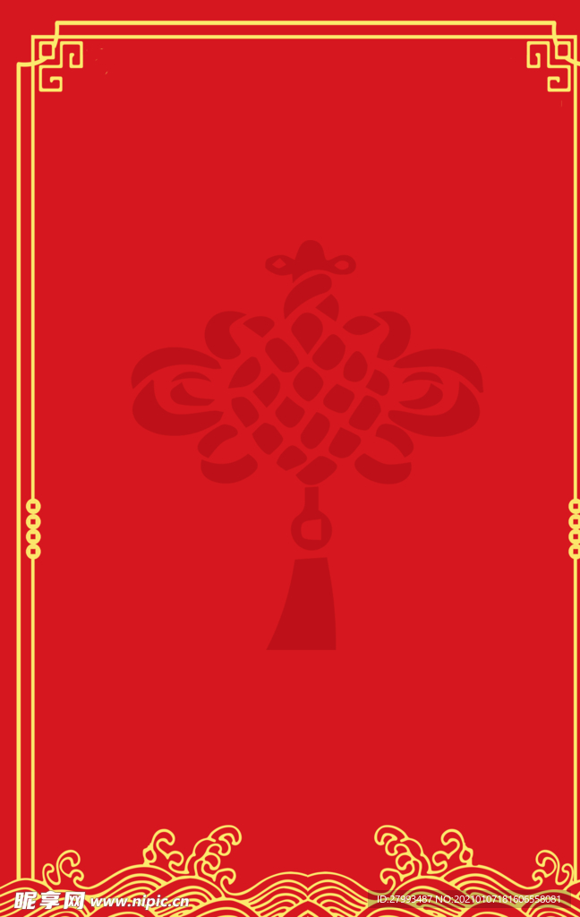 红色背景