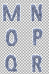 云朵英文字母