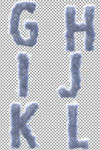 云朵英文字母