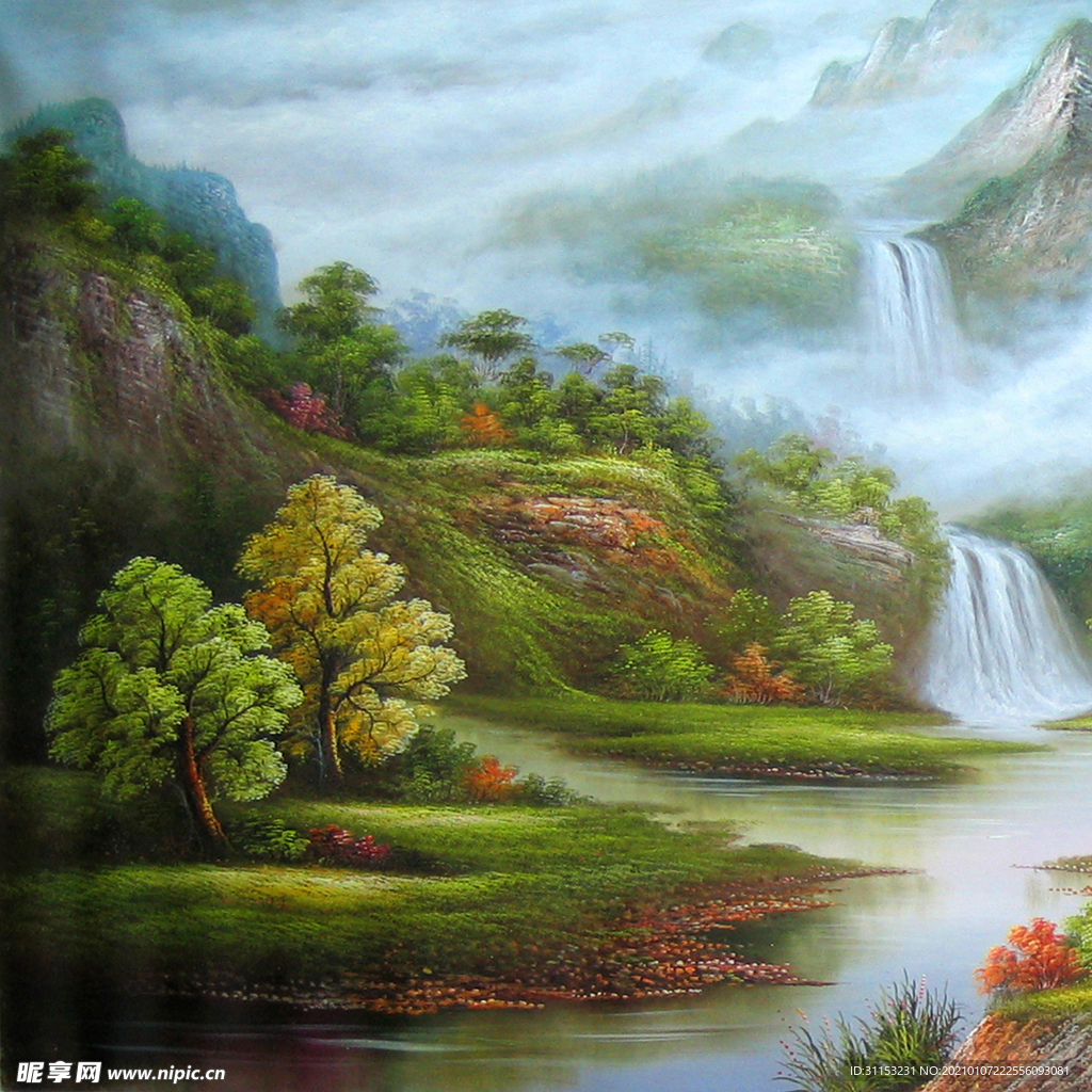无框画