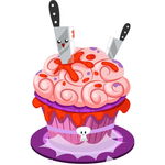 手绘卡通可爱蛋糕甜点免抠PNG