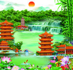 山水风景画