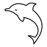 海豚矢量图