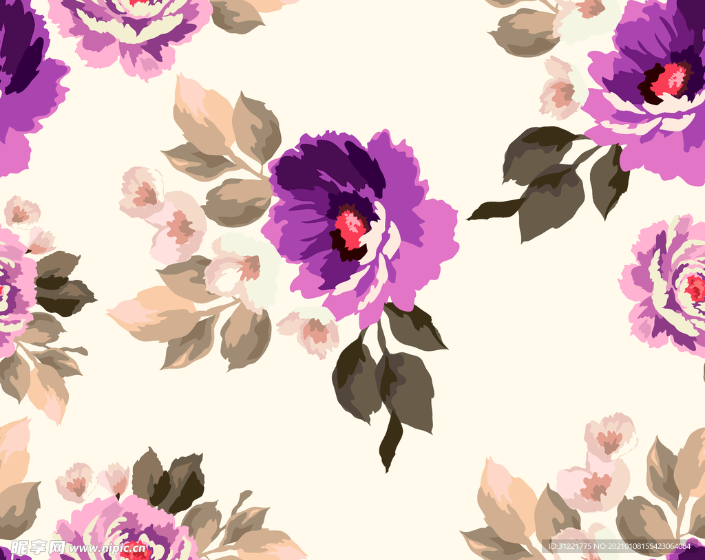 手绘花