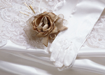 婚花和手套