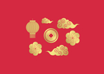 中国风祥云图案花纹底纹PNG