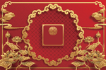 中国风祥云图案花纹底纹PNG
