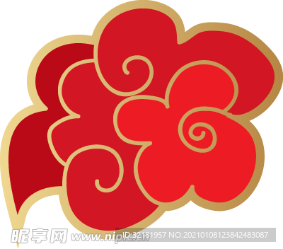 中国风祥云图案花纹底纹PNG