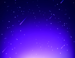 蓝紫色光晕渐变流星星空背景