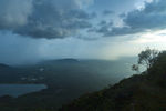 自然景观日落观山,公园泰国