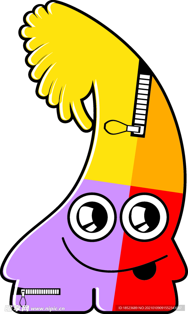 怪兽 卡通 创意 矢量 手绘