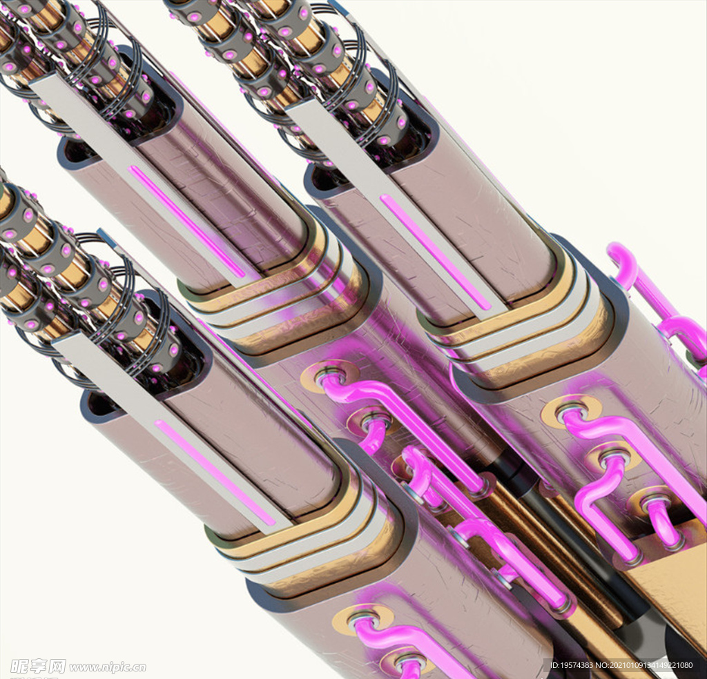 C4D模型设备零件仪器结构