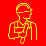 建筑工地人物图标