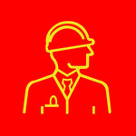 建筑工地人物图标