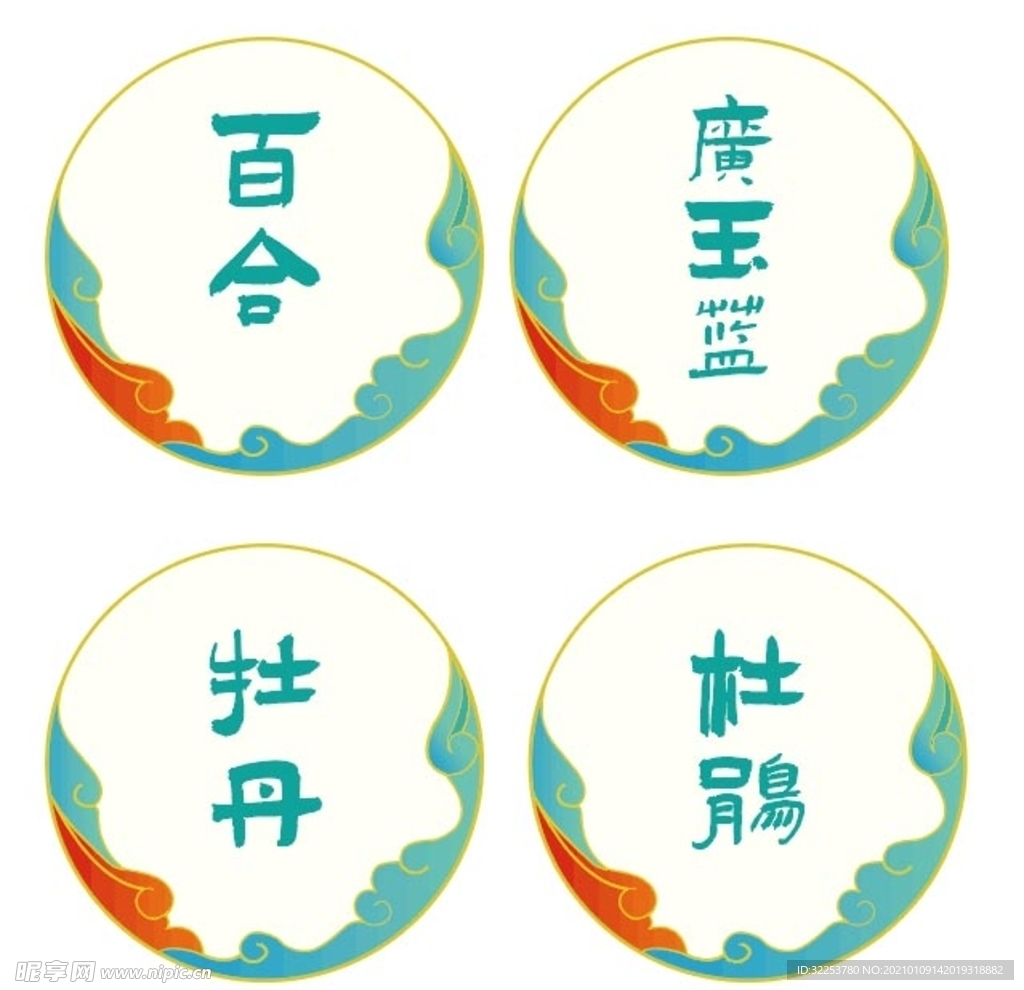 圆形古风边框