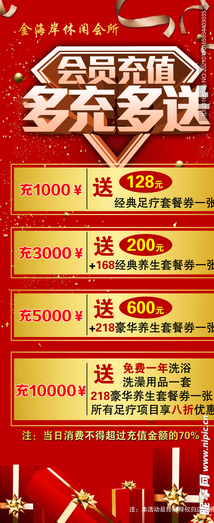 充值展架