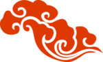 彩色祥云元素