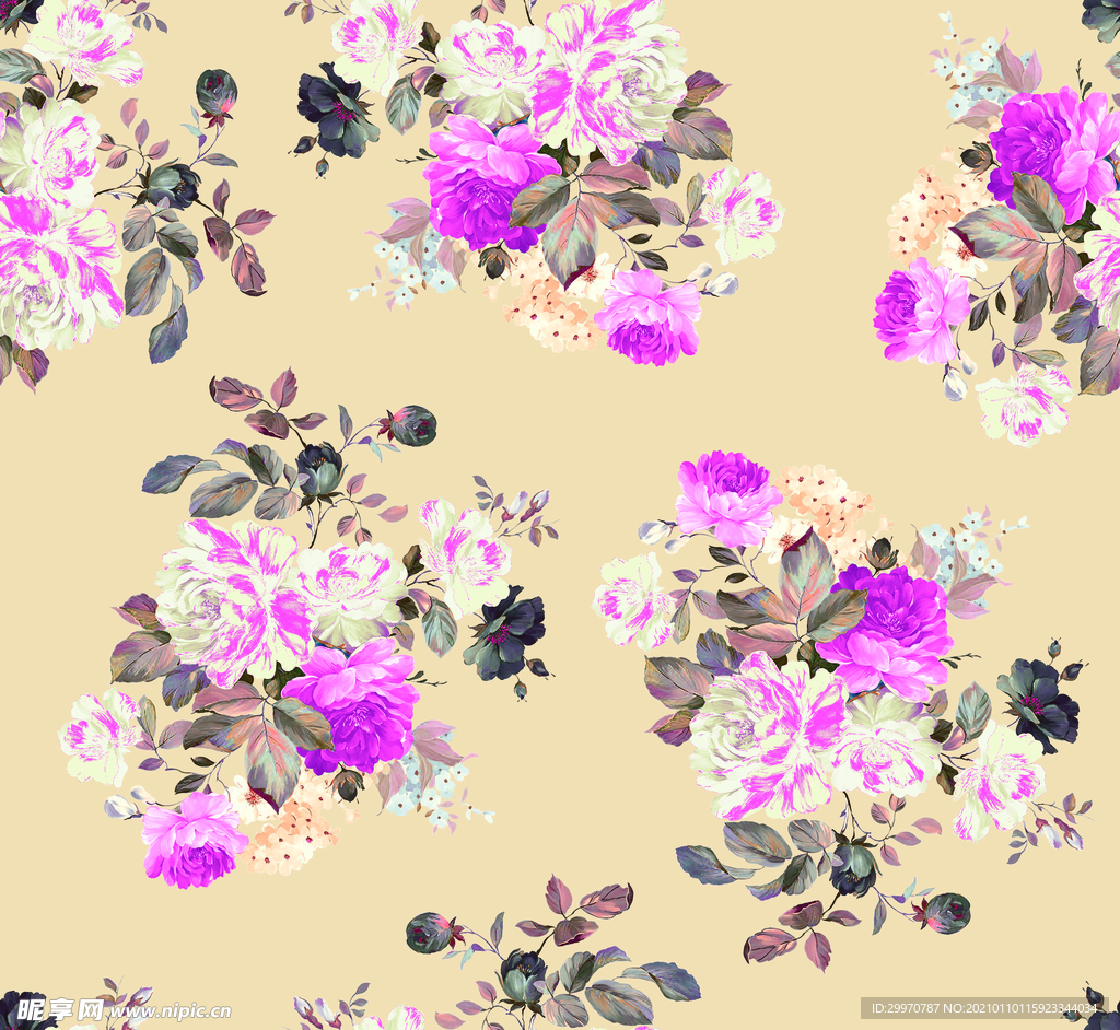 手绘花