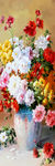 菊花油画