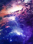 科技感星辰背景素材