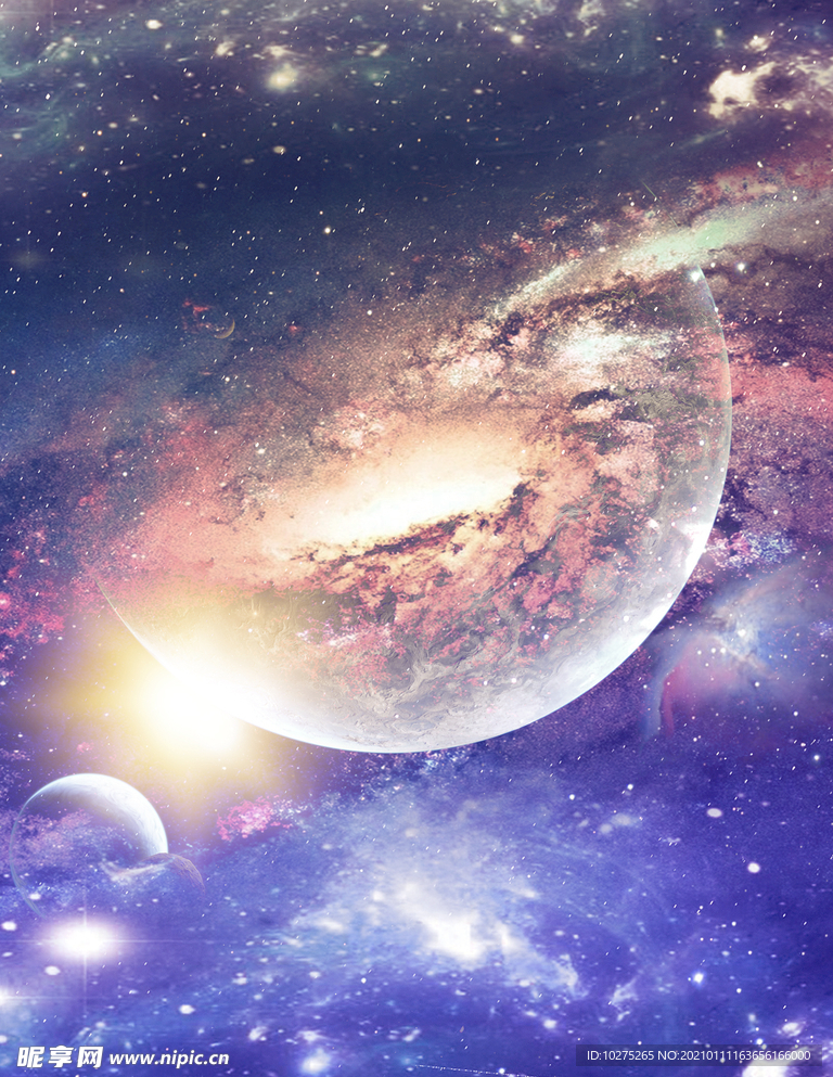 超炫酷星球背景素材