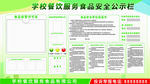 学校餐饮服务食品安全公示栏