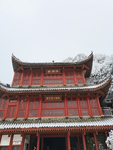 寺庙雪景